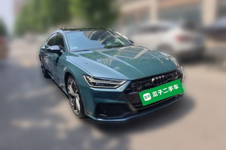 Used Audi A7L 2022 55 TFSI quattro S-line Edition One First Edition Front Right 45 Deg