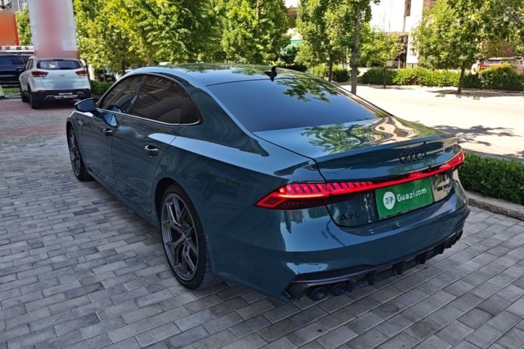Used Audi A7L 2022 55 TFSI quattro S-line Edition One First Edition Rear Left 45 Deg