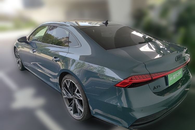 Used Audi A7L 2022 55 TFSI quattro S-line Edition One First Edition Rear Left 45 Deg