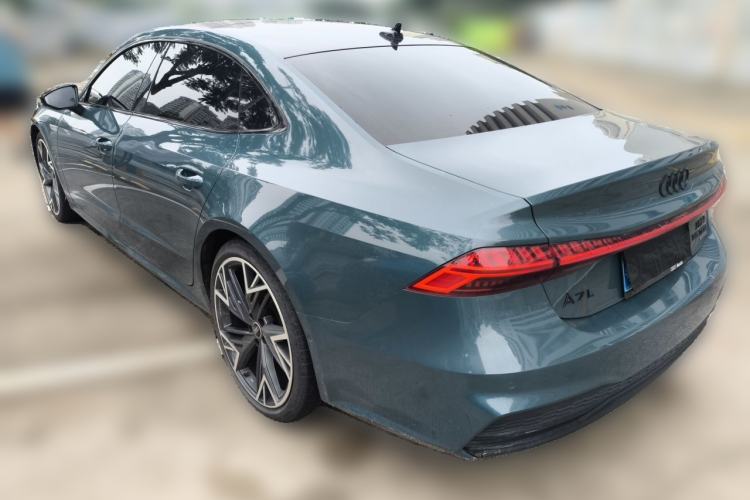 Used Audi A7L 2022 55 TFSI quattro S-line Edition One First Edition Rear Left 45 Deg