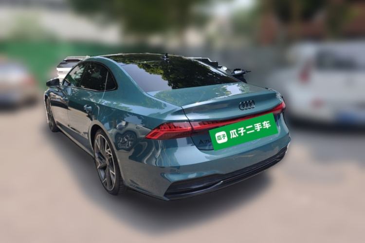 Used Audi A7L 2022 55 TFSI quattro S-line Edition One First Edition Rear Left 45 Deg