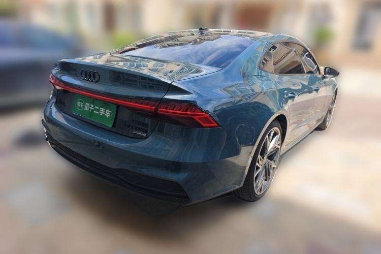 Used Audi A7L 2022 55 TFSI quattro S-line Edition One First Edition Rear Right 45 Deg