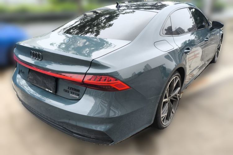Used Audi A7L 2022 55 TFSI quattro S-line Edition One First Edition Rear Right 45 Deg