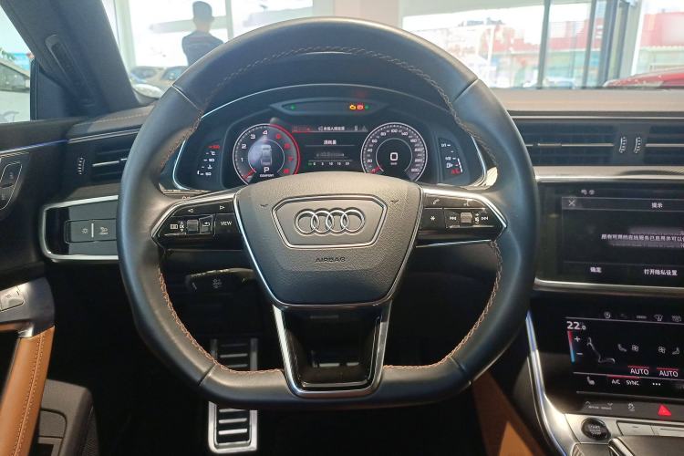 Used Audi A7L 2022 55 TFSI quattro S-line Edition One First Edition Steering Wheel