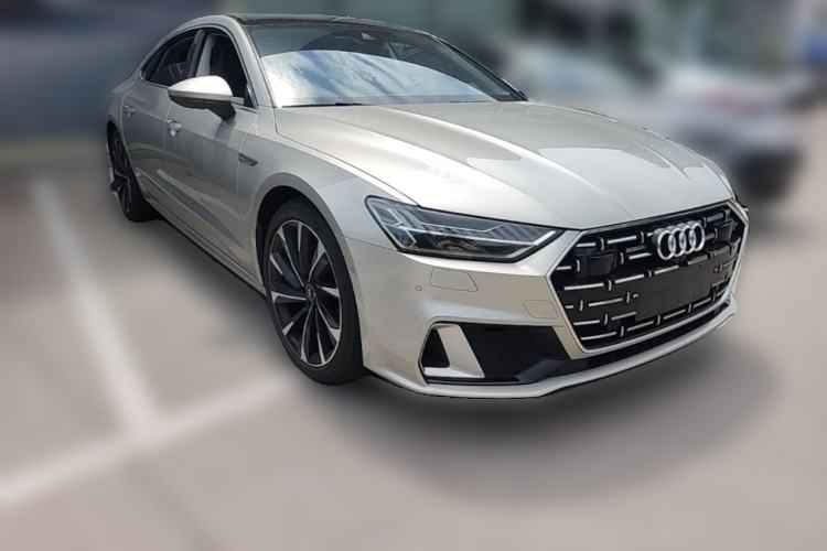 Used Audi A7L 2022 45 TFSI quattro S-line Paladin Front Right 45 Deg
