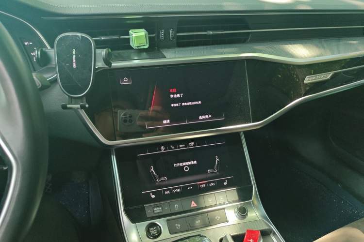 Used Audi A7L 2022 45 TFSI quattro S-line Visionary Crystal Package Audio And AC Panel