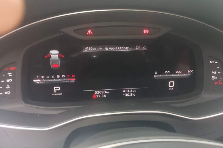 Used Audi A7L 2022 45 TFSI S-line Dream-Building Crystal Flow Package Instrument Cluster