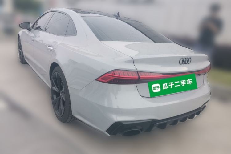 Used Audi A7L 2022 45 TFSI S-line Dream-Building Crystal Flow Package Rear Left 45 Deg