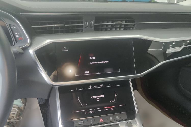 Used Audi A7L 2022 45 TFSI S-line Dream-Building Crystal Flow Package Audio And AC Panel