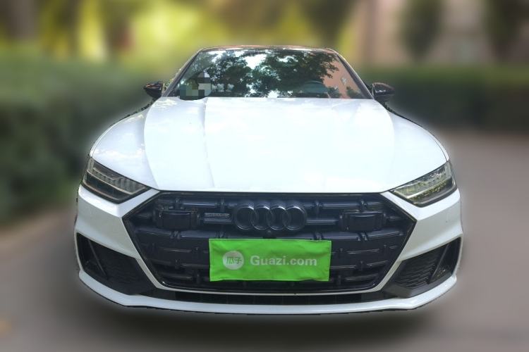 Used Audi A7L 2022 45 TFSI quattro S-line Visionary Edition Obsidian Black Package Front