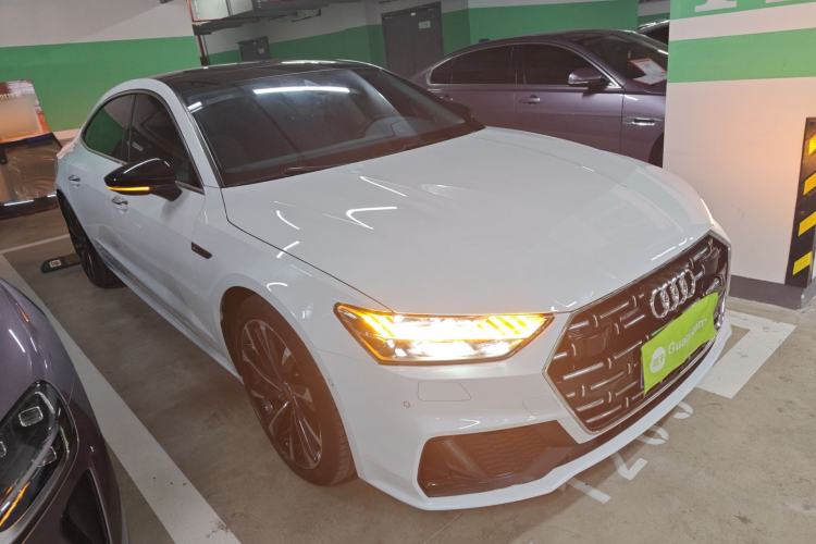 Used Audi A7L 2022 45 TFSI quattro S-line Paladin Front Right 45 Deg
