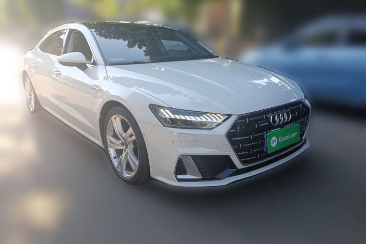 Used Audi A7L 2022 45 TFSI quattro S-line Paladin Front Right 45 Deg