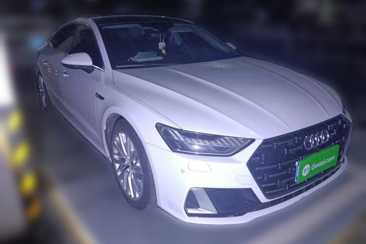 Used Audi A7L 2022 45 TFSI S-line Dream-Building Edition Front Right 45 Deg