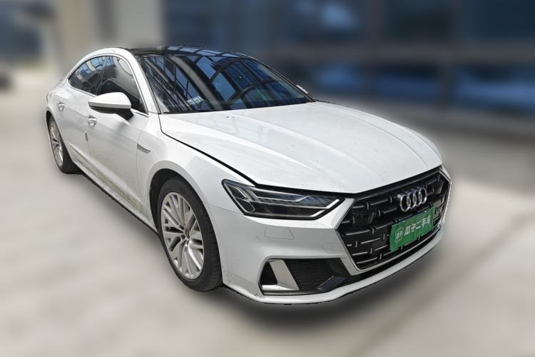 Used Audi A7L 2022 45 TFSI S-line Dream-Building Edition Front Right 45 Deg