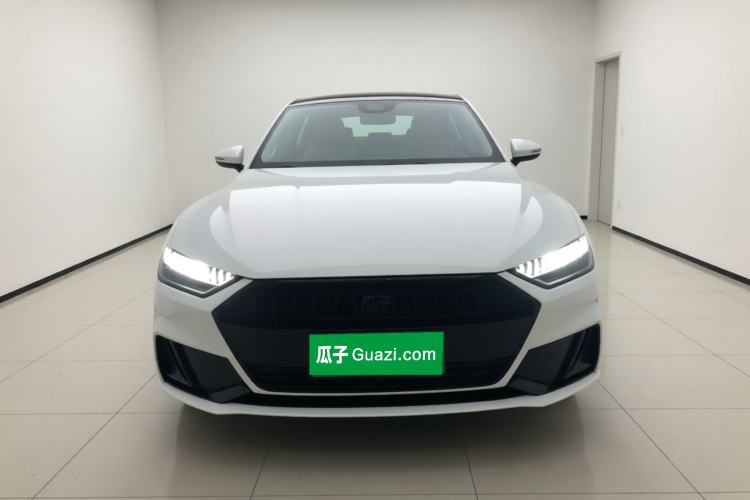 Used Audi A7L 2022 55 TFSI quattro S-line Zhiyuan Edition Obsidian Black Package Front