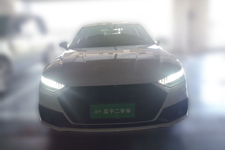 Used Audi A7L 2022 55 TFSI quattro S-line Zhiyuan Edition Obsidian Black Package Front