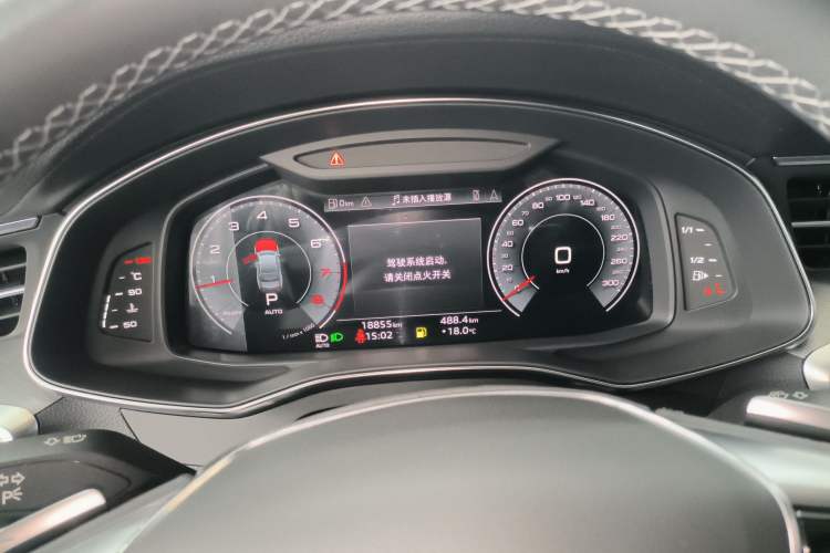 Used Audi A7L 2022 45 TFSI S-line Dream-Building Crystal Flow Package Instrument Cluster