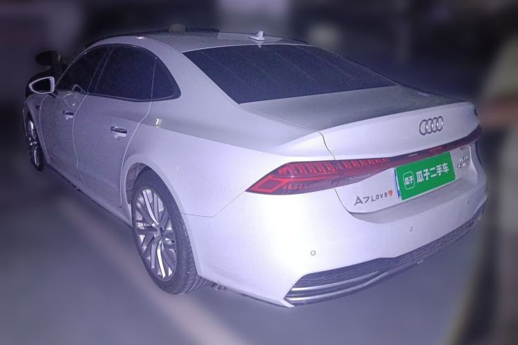 Used Audi A7L 2022 45 TFSI S-line Dream-Building Edition Rear Left 45 Deg