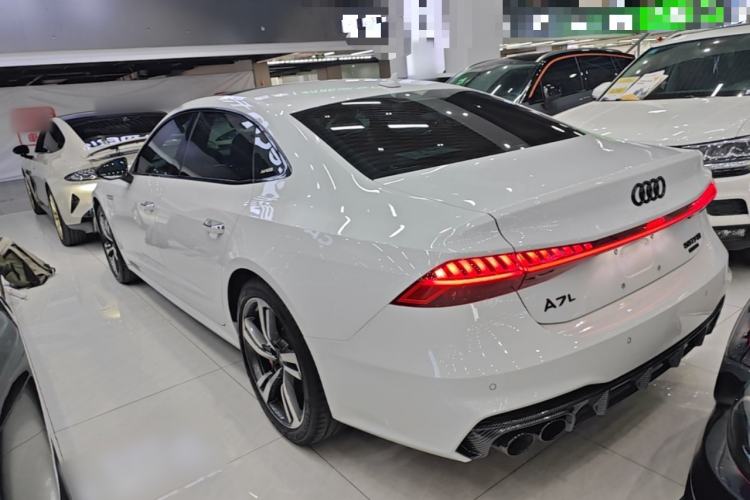 Used Audi A7L 2022 45 TFSI S-line Dream-Building Edition Rear Left 45 Deg