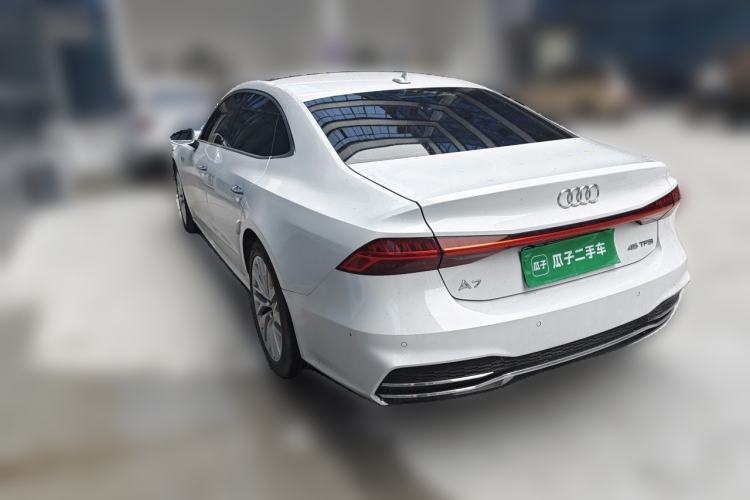 Used Audi A7L 2022 45 TFSI S-line Dream-Building Edition Rear Left 45 Deg