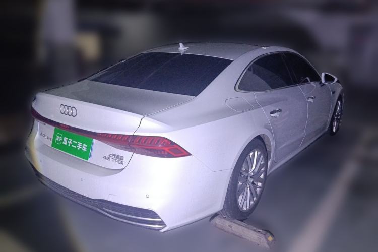 Used Audi A7L 2022 45 TFSI S-line Dream-Building Edition Rear Right 45 Deg