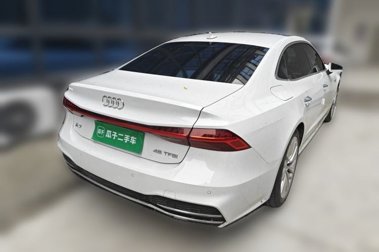 Used Audi A7L 2022 45 TFSI S-line Dream-Building Edition Rear Right 45 Deg