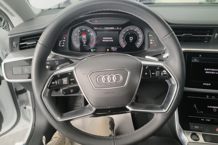 Used Audi A7L 2022 45 TFSI S-line Dream-Building Crystal Flow Package Steering Wheel