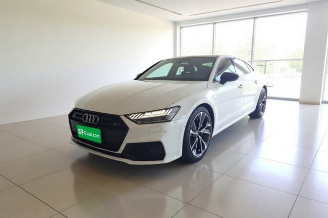 Used Audi A7L 2022 55 TFSI quattro S-line Zhiyuan Edition Obsidian Black Package