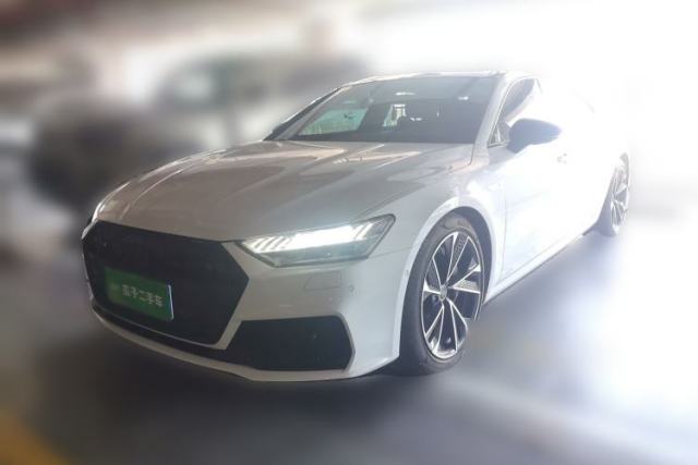 Used Audi A7L 2022 55 TFSI quattro S-line Zhiyuan Edition Obsidian Black Package