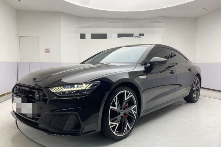 Used Audi A7L 2023 45 TFSI quattro S-line Black Warrior Edition Guazi used car, China used car export, Used car for sale, Used cars, Cheapest cars for sale