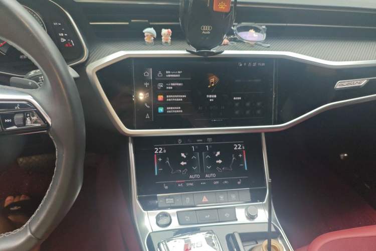 Used Audi A7L 2023 45 TFSI quattro S-line Shadow Warrior Edition Audio And AC Panel