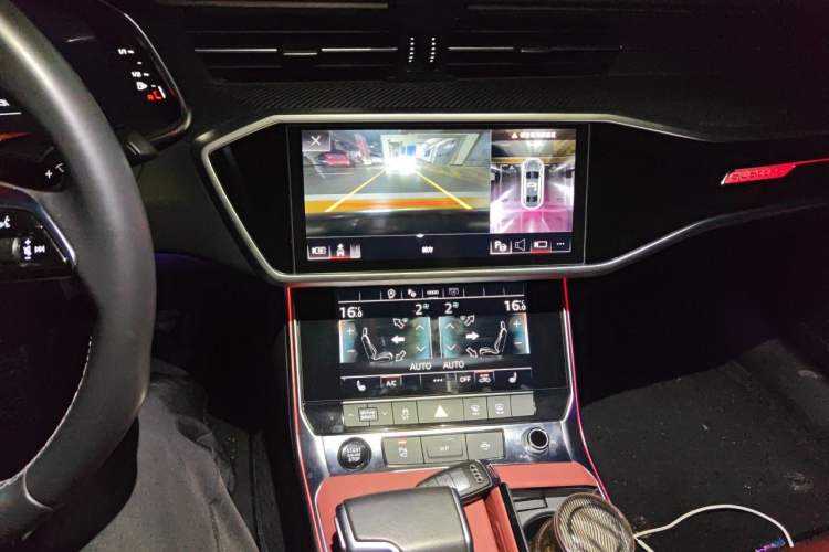 Used Audi A7L 2023 45 TFSI quattro S-line Shadow Warrior Edition Audio And AC Panel