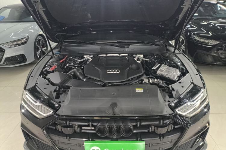 Used Audi A7L 2023 55 TFSI quattro S-line Black Warrior Edition Engine Bay