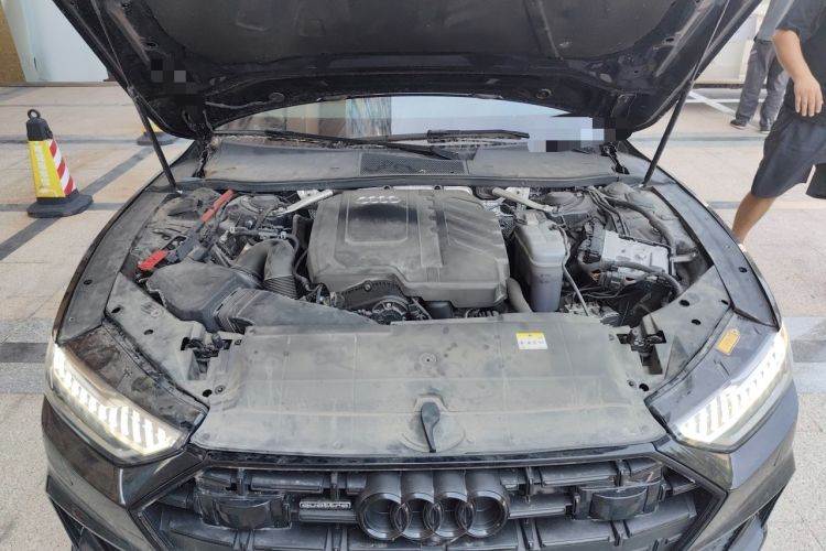 Used Audi A7L 2023 45 TFSI quattro S-line Shadow Warrior Edition Engine Bay