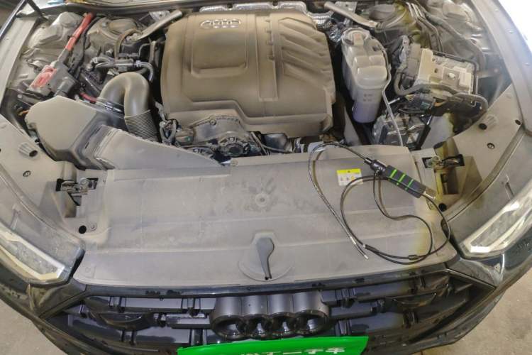 Used Audi A7L 2023 45 TFSI quattro S-line Black Warrior Edition Engine Bay