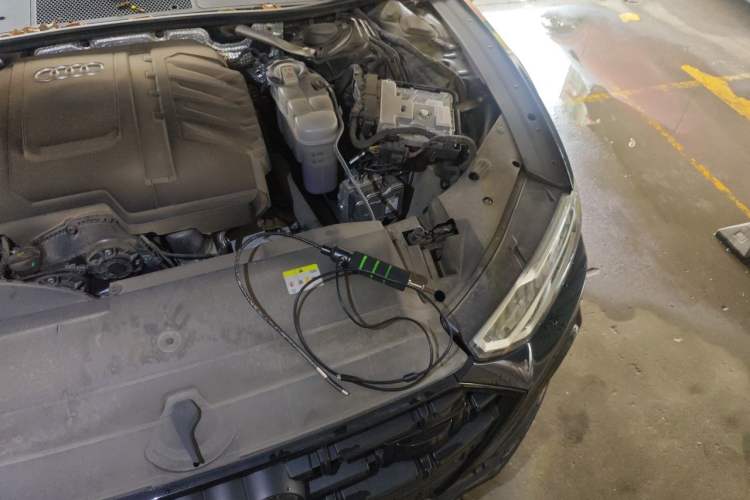 Used Audi A7L 2023 45 TFSI quattro S-line Black Warrior Edition Engine Bay Left