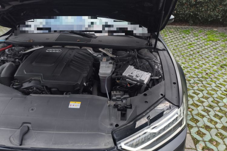 Used Audi A7L 2023 45 TFSI quattro S-line Black Warrior Edition Engine Bay Left