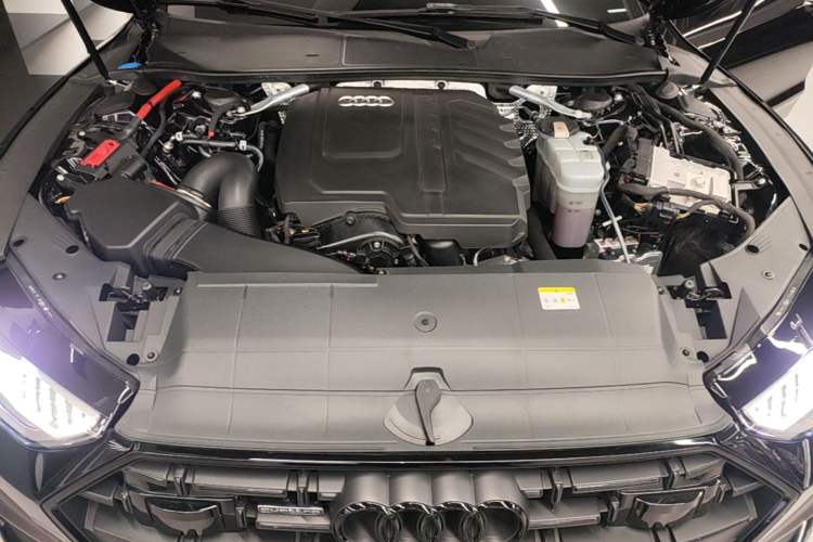 Used Audi A7L 2023 45 TFSI quattro S-line Black Warrior Edition Engine Bay