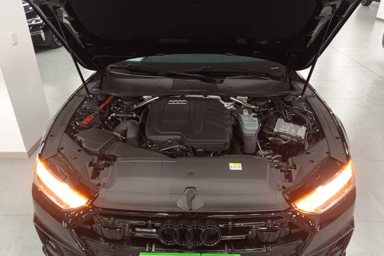 Used Audi A7L 2023 45 TFSI quattro S-line Black Warrior Edition Engine Bay