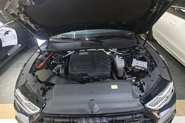 Used Audi A7L 2023 45 TFSI quattro S-line Black Warrior Edition Engine Bay