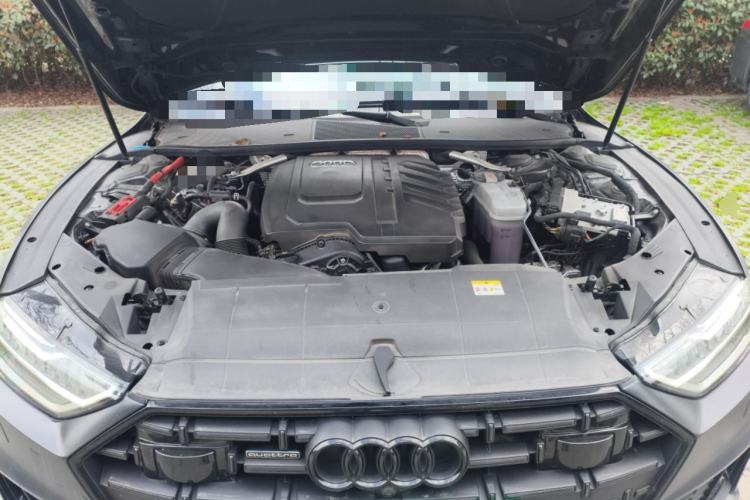 Used Audi A7L 2023 45 TFSI quattro S-line Black Warrior Edition Engine Bay