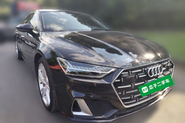 Used Audi A7L 2023 45 TFSI quattro S-line Shadow Warrior Edition Front Right 45 Deg