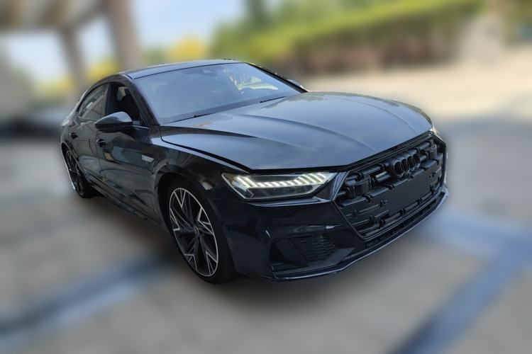 Used Audi A7L 2023 45 TFSI quattro S-line Shadow Warrior Edition Front Right 45 Deg