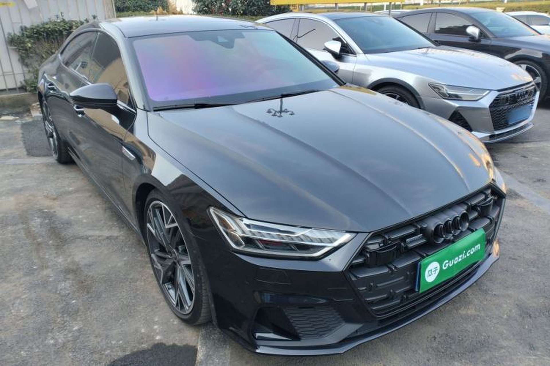 Used Audi A7L 2023 55 TFSI quattro S-line Black Warrior Edition Front Right 45 Deg