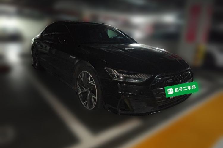 Used Audi A7L 2023 45 TFSI quattro S-line Shadow Warrior Edition Front Right 45 Deg