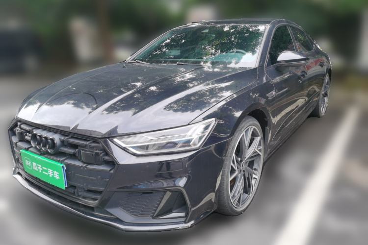 Used Audi A7L 2023 45 TFSI quattro S-line Black Warrior Edition Guazi used car, China used car export, Used car for sale, Used cars, Cheapest cars for sale