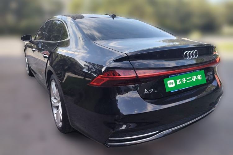 Used Audi A7L 2023 45 TFSI quattro S-line Shadow Warrior Edition Rear Left 45 Deg