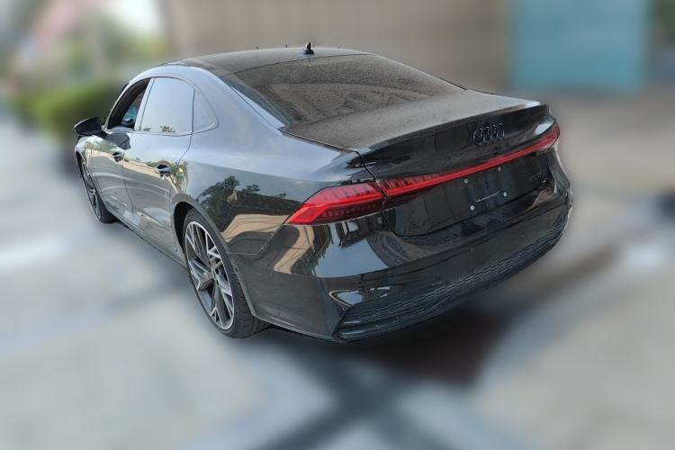 Used Audi A7L 2023 45 TFSI quattro S-line Shadow Warrior Edition Rear Left 45 Deg