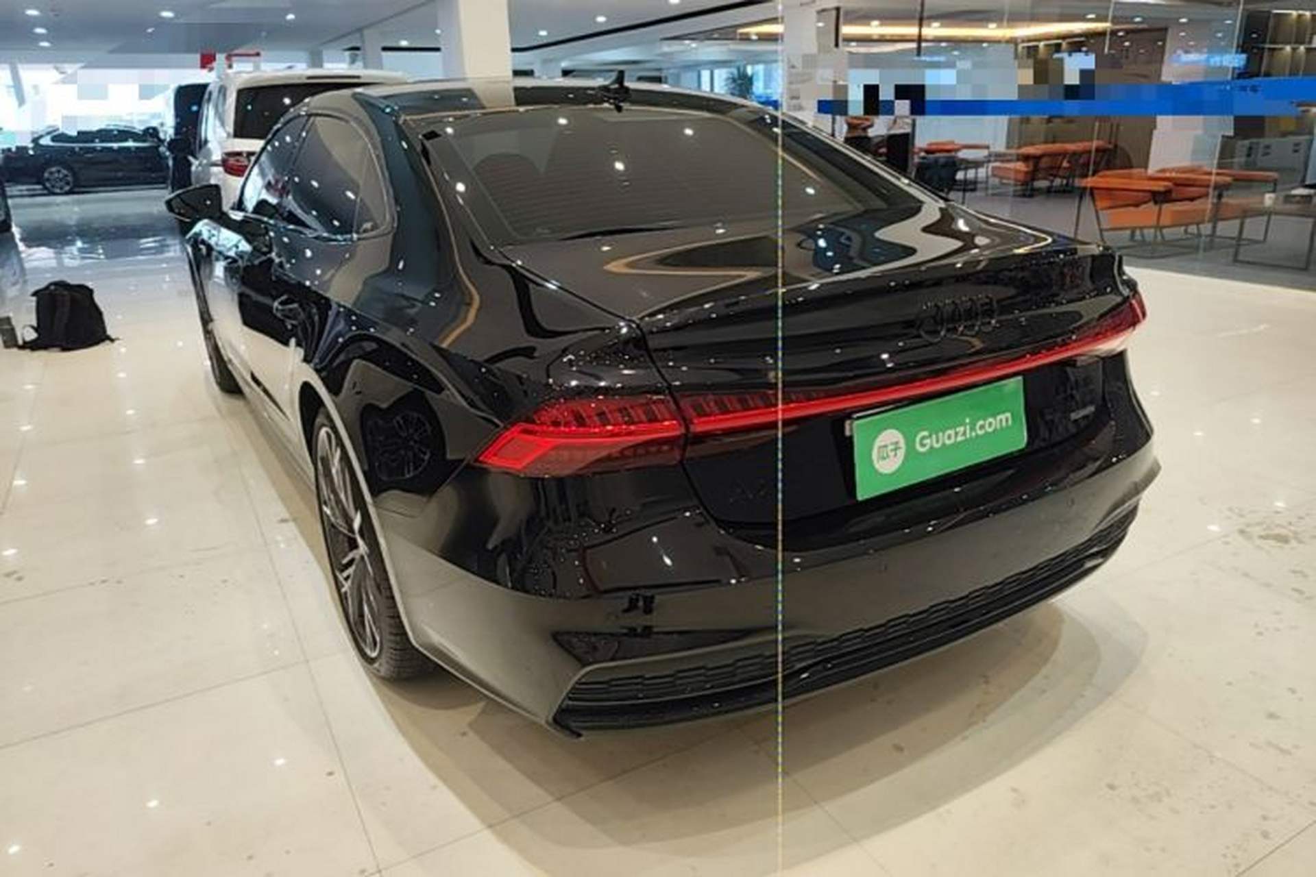 Used Audi A7L 2023 45 TFSI quattro S-line Shadow Warrior Edition Rear Left 45 Deg