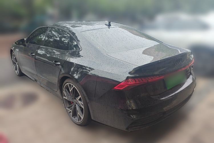 Used Audi A7L 2023 45 TFSI quattro S-line Shadow Warrior Edition Rear Left 45 Deg